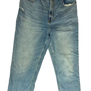 Abercrombie & Fitch Light Blue Relaxed Jeans Curve Love
